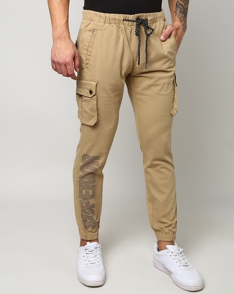 Khaki skinny clearance joggers