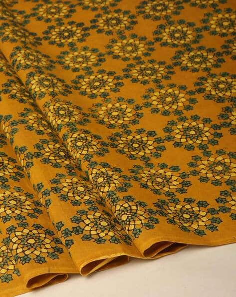 Kutch Unstitched Blouse Piece Online Buy Yellow Green Blouses For
