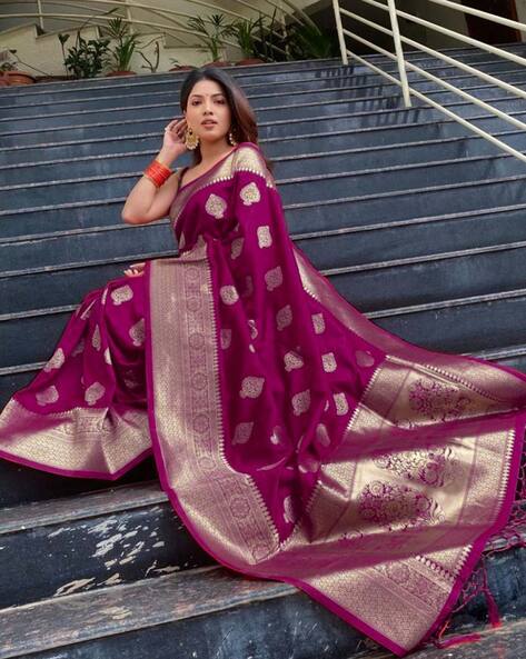 onion color SOFT SILVER CHIFFON SAREE, With Blouse Piece at Rs 899 in Surat