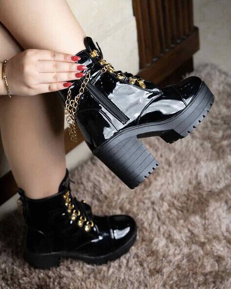 Zip-Closure Ankle-Length Boots