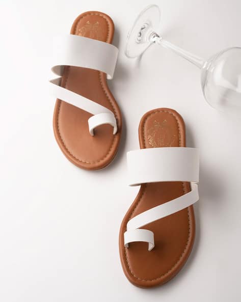 Buy White Sandals for Girls by Shoetopia Online