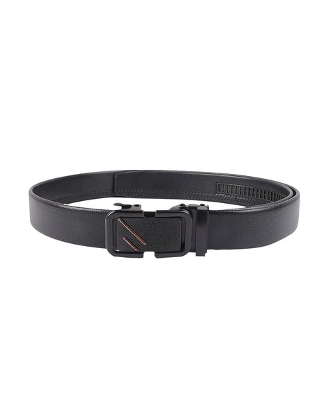 Black Leather Men's Belt By Being Human Clothing