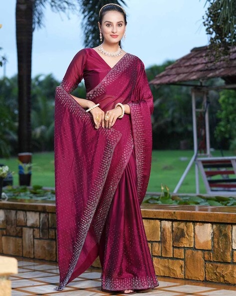 Reveal more than 203 stone work saree best