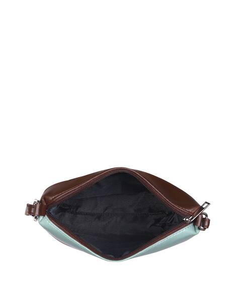 Colourblock Sling Bag with Adjustable Strap