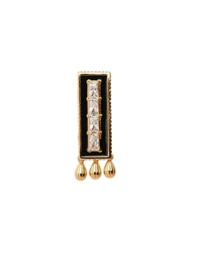 Ever Blossom Brooch, Yellow Gold, Onyx & Diamonds - Jewelry - Categories