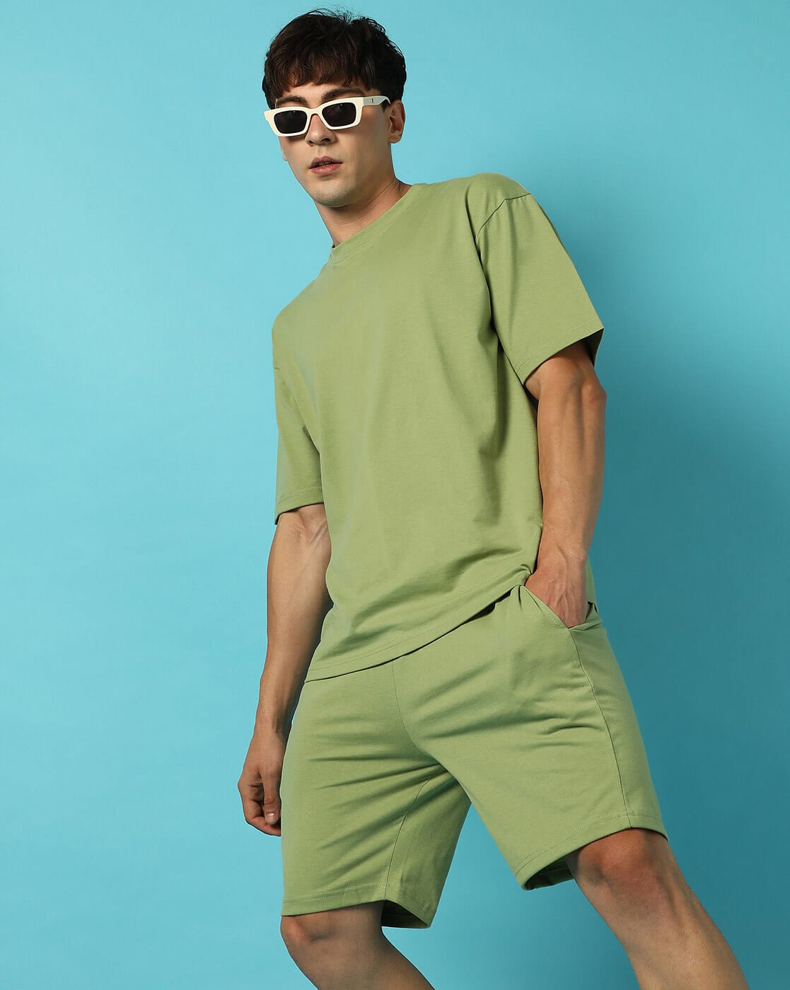 Buy Olive Co-ord Sets for Men by Campus Sutra Online | Ajio.com