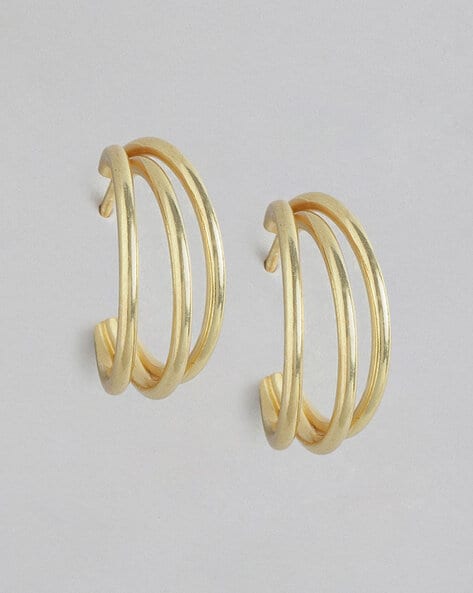 Lucky Brand Women's Gold Large Tubular Hoop Earrings, One Size, One Size,  Silver : : Clothing, Shoes & Accessories