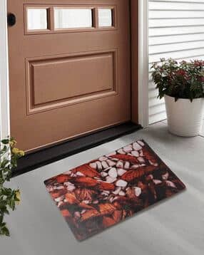 Graphic Print Anti-Skid Rubber Door Mat 23" x 15"-image-30