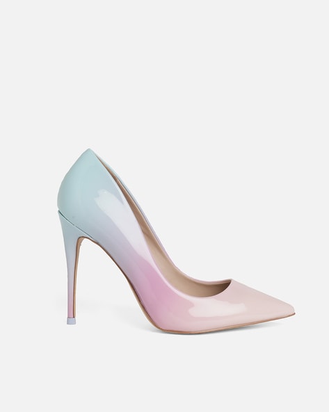 Pink and shop blue heels