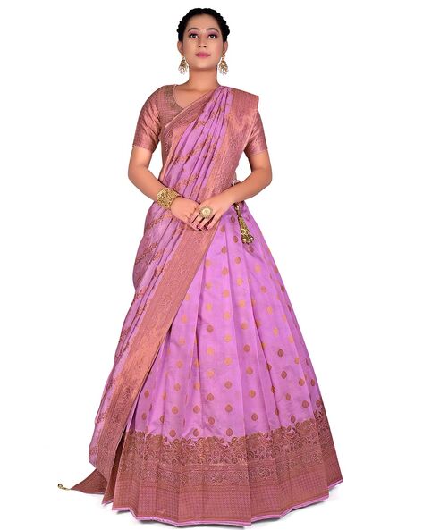 Amazing Purple Color Ready To Wear Embroidery Work Event Wedding Wear |  Lehenga choli, Lehenga gown, Lehenga