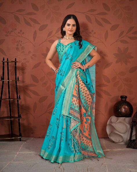 Barkha - Buy Kota Doria Pure Cotton Saree