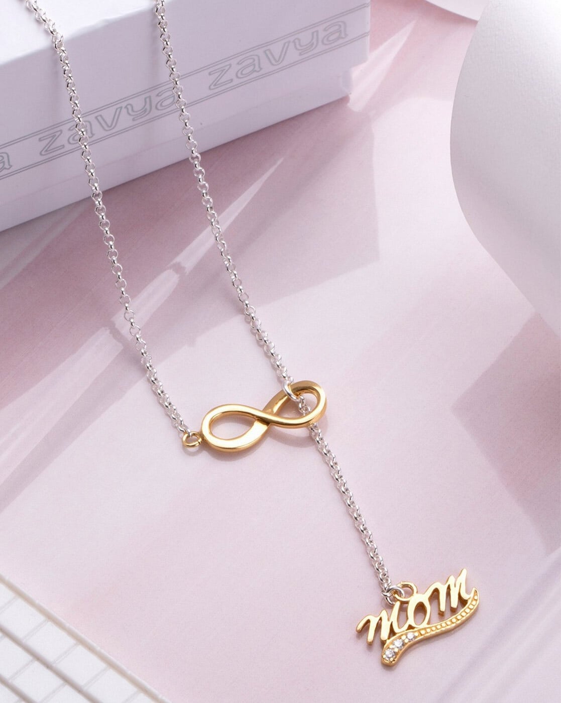To My Daughter - Gift For Daughter From Mom - Infinity Necklace Gift -  Celeste Jewel