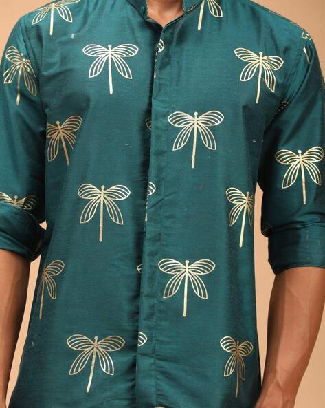 Buy Green Shirts for Men by VASTRAMAY Online