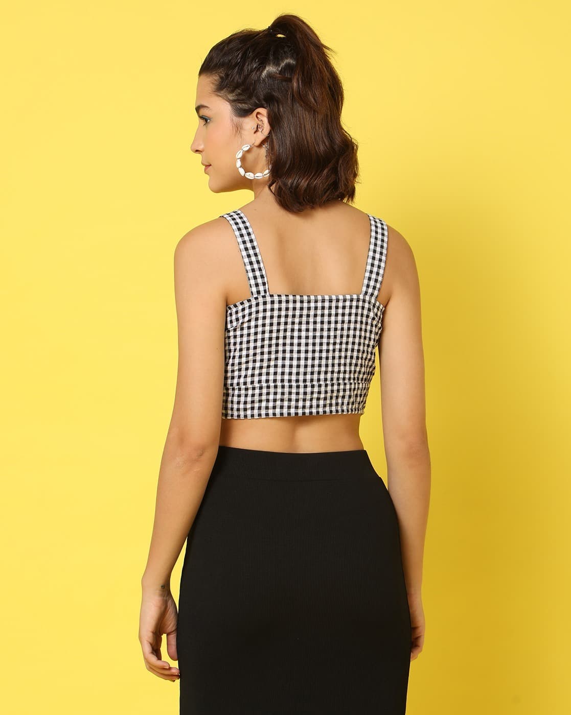 Buy Black & White Tops for Women by YOUSTA Online | Ajio.com