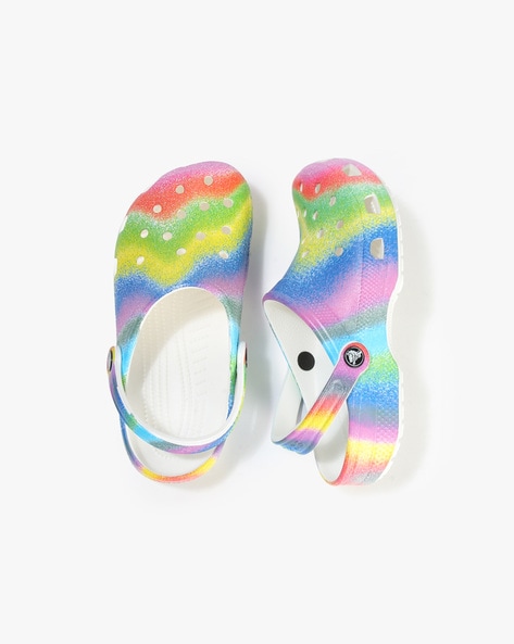 Buy White Multicoloured Sandals for Boys by CROCS Online Ajio