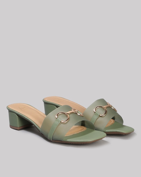 Gucci low heel online sandals