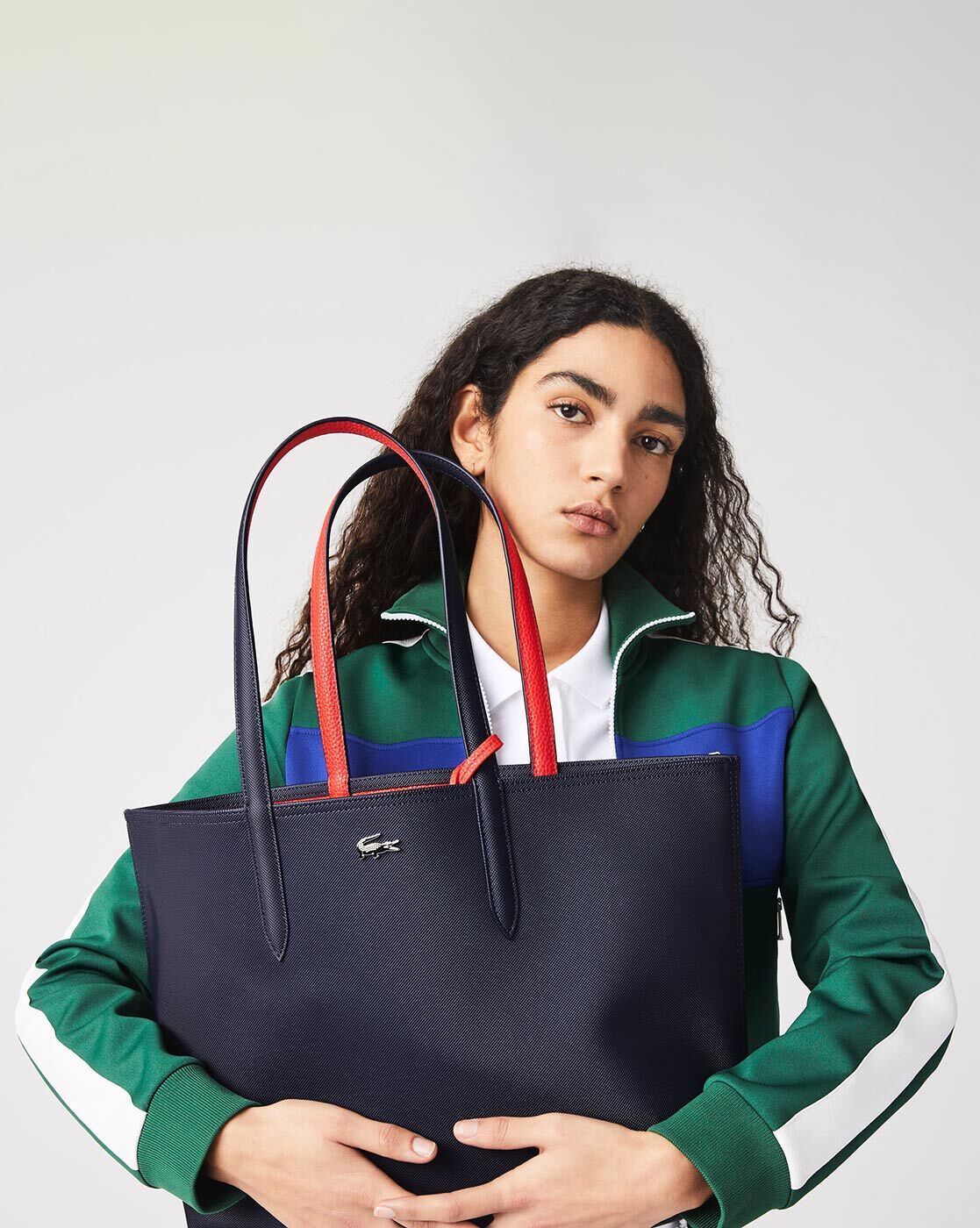 Buy Navy Blue Red Handbags for Women by Lacoste Online Ajio