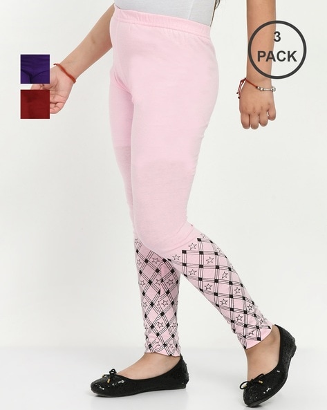 Charcoal Printed Ankle Length Leggings - Buy Charcoal Printed Ankle Length Leggings  online in India