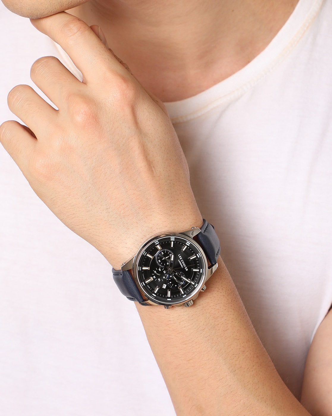 ウポ Buy Navy Blue Watches for Men by Lee Cooper Online | Ajio.com