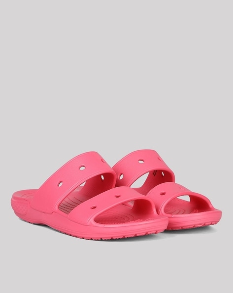 Buy Crocs Men Black Solid Leather Thong Flip Flops - Flip Flops for Men  8568815 | Myntra