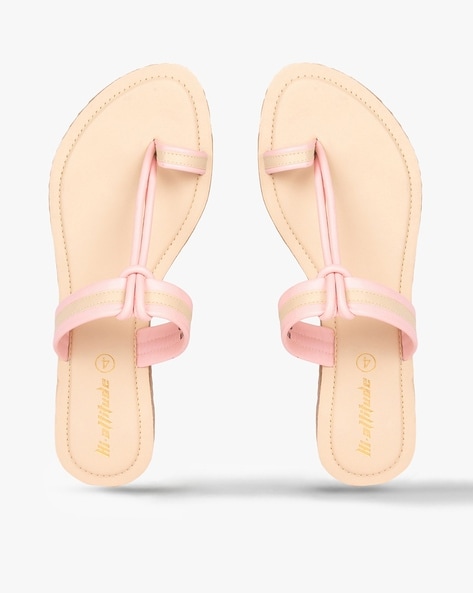 Buy Pink Flat Sandals for Women by HI-ATTITUDE Online | Ajio.com | Womens  sandals, Pink flats, Sandals