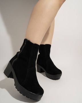 Cute black discount boots for girls