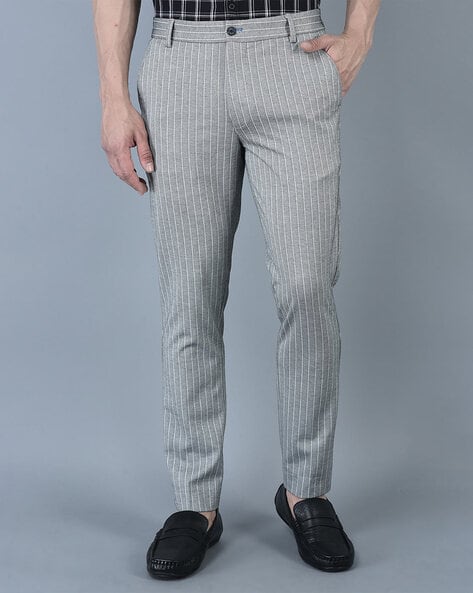 Buy Louis Philippe Grey Trousers Online - 624213 | Louis Philippe