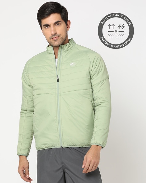 PERFORMAX Softshell Polyfill Zip-Front Jacket (Green)