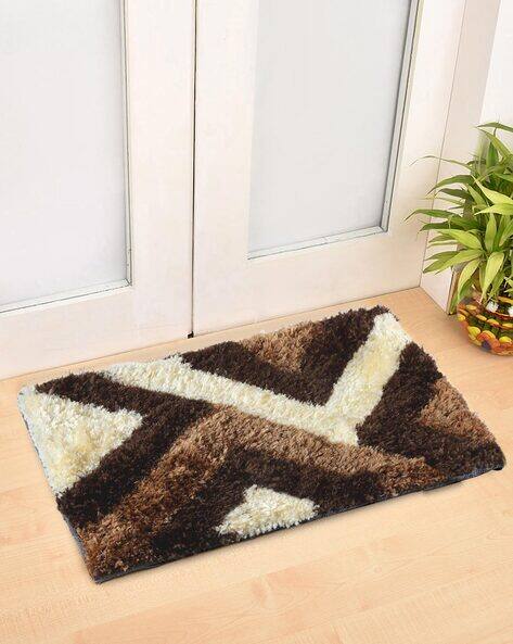 FABINALIV Geometric Pattern Antiskid Door Mat 24" x 16"