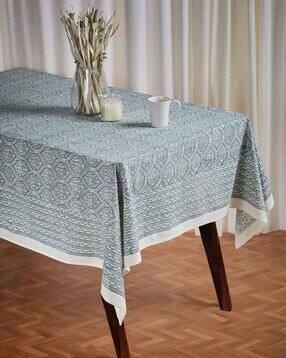 fabindia Printed Table Cover with Folded Edge 40" x 40"-picture-18