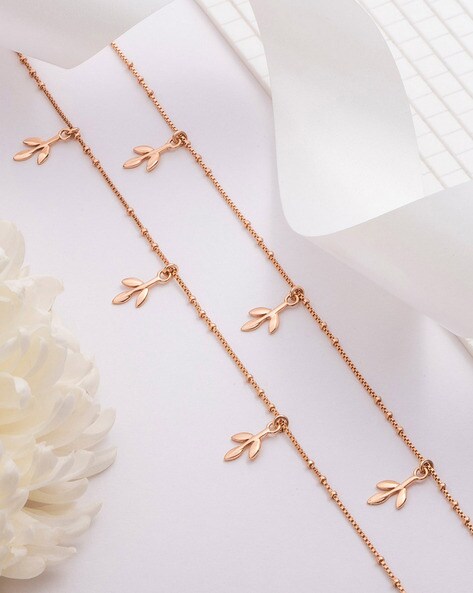 Buy Rose Gold-Toned Traditional Jewellery for Women by Zavya Online