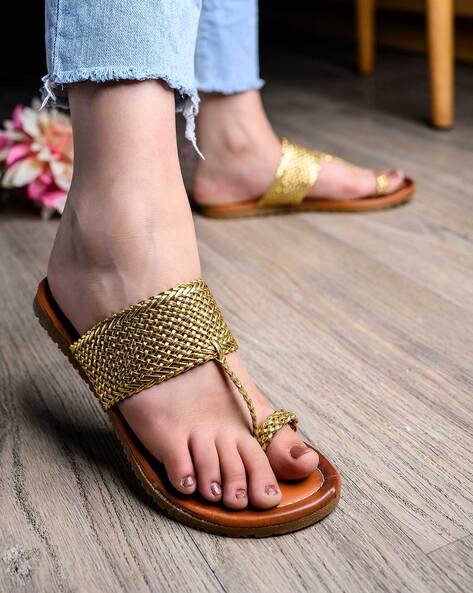 Buy Peach Flat Sandals for Women by Vero Moda Online | Ajio.com-anthinhphatland.vn