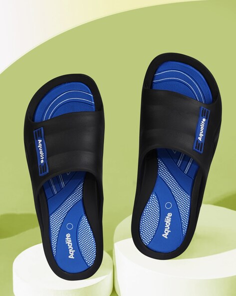 Buy Black Flip Flop Slippers for Men by AQUALITE Online Ajio