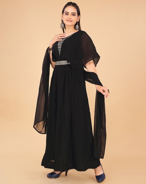 black colour fancy gowns#fashionideasbyrida#video #trending#fashion  #bridal#babyfrock#simpledresses - YouTube