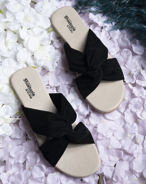 Buy Black Sandals for Girls by Shoetopia Online