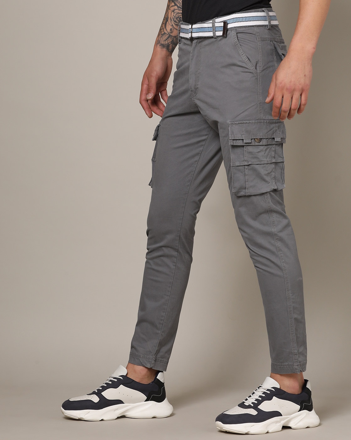 Buy Roadster Black Trousers Online In India