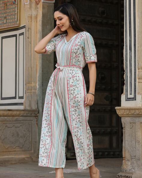 Womens Jumpsuits and Playsuits- Explore Ethnic Jumpsuits and Printed  Jumpsuits