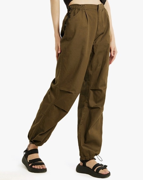 Buy Brown Trousers & Pants for Women by FOUNDRY Online