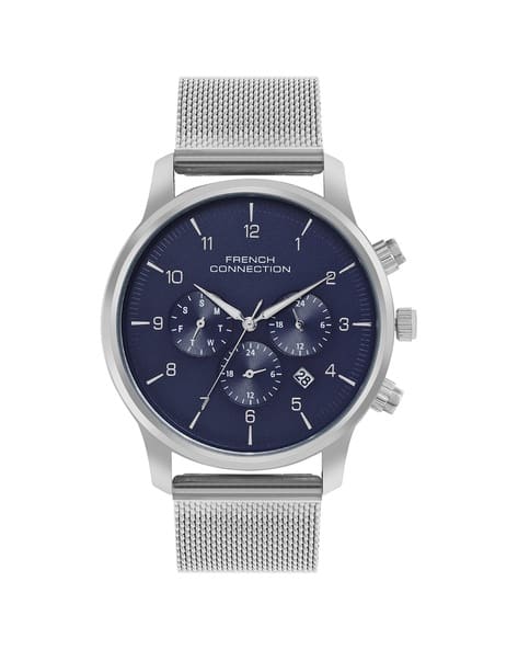 French Connection Men Silver Dial Analogue Watch - FCN00055D