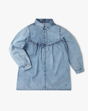 lee cooper Washed Cotton Empire Dress-picture-11