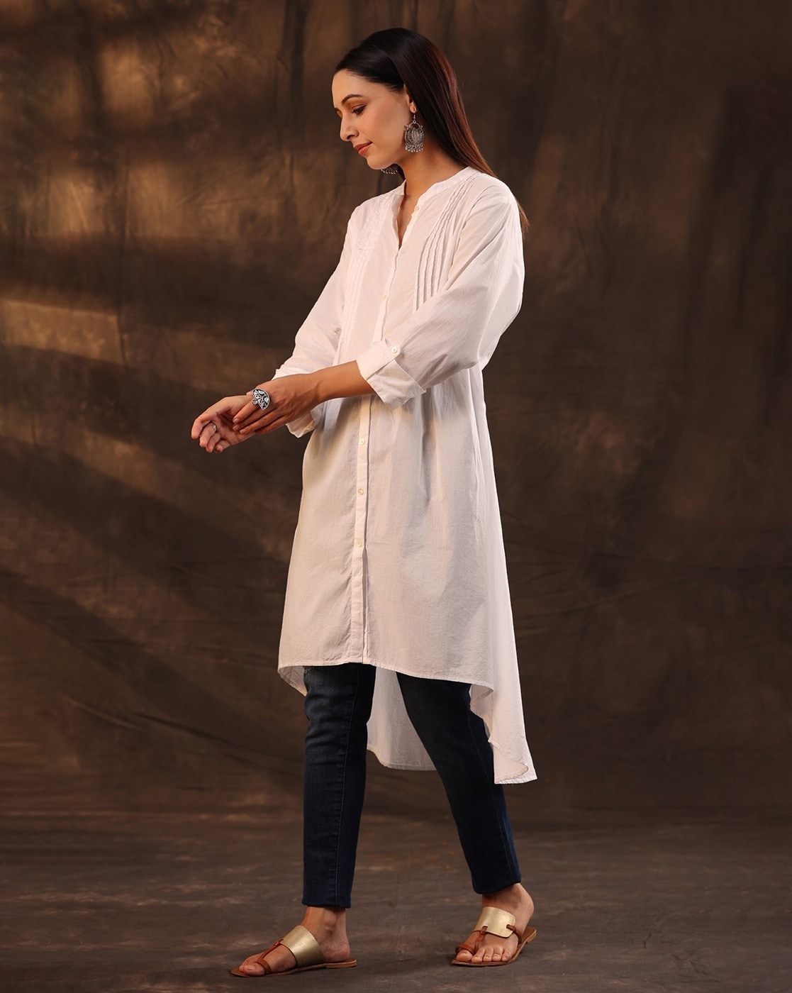 Top more than 137 white kurti and blue jeans latest