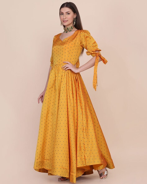 fcity.in - Trendy Designer Gowns / Women Jacquard Anarkali Gowns