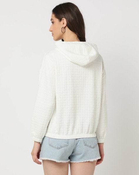 Buy White Sweatshirt & Hoodies for Women by DNMX Online