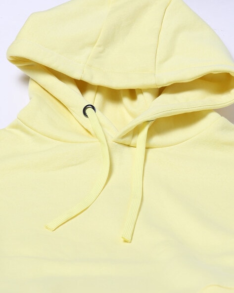 Pastel yellow outlet hoodie