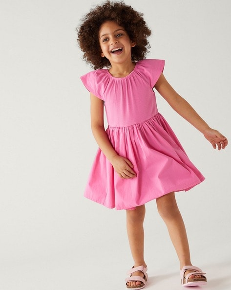 Buy Pink Dresses & Frocks for Girls by Marks & Spencer Online