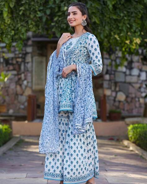 Pakistani Style Sharara Suit | Maharani Designer Boutique