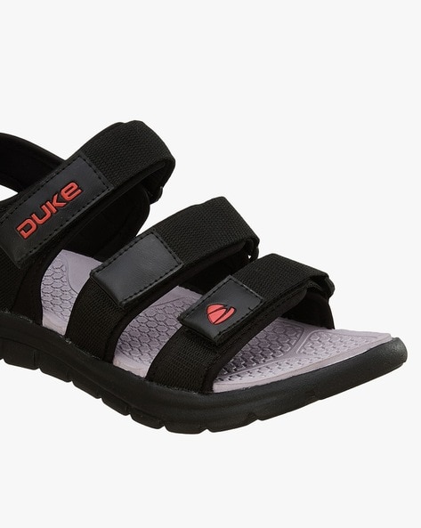 Buy Black Sandals for Men by DUKE Online Ajio