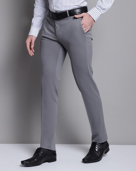 Buy Cantabil Men Grey Trouser online