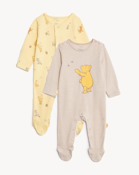 Pack of Printed Cotton Rompers