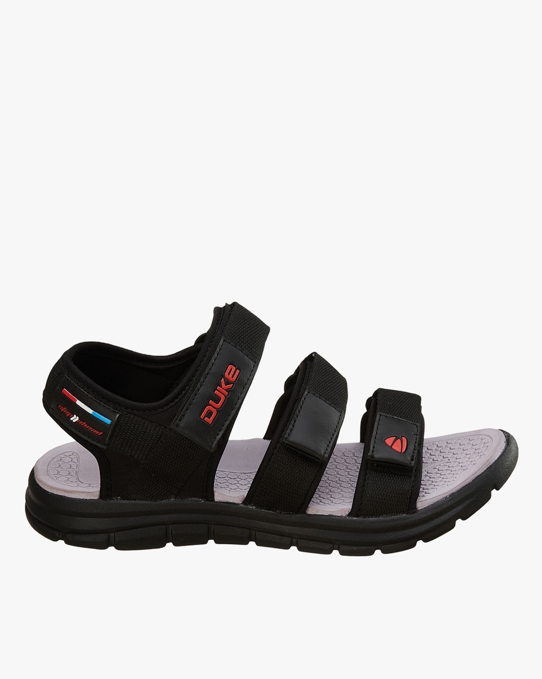 Buy Black Sandals for Men by DUKE Online Ajio